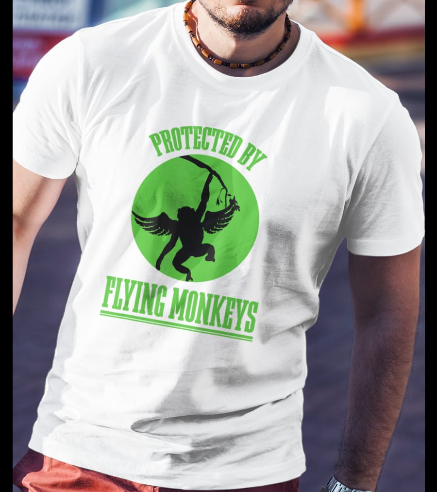 Oz Wicked Witch Protected By Flying Monkeys Wizard Of T-Shirt