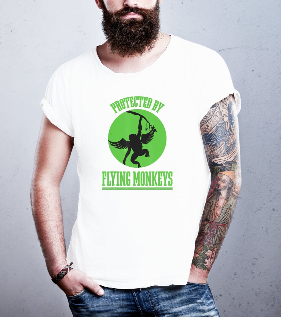 Oz Wicked Witch Protected By Flying Monkeys Wizard Of T-Shirt