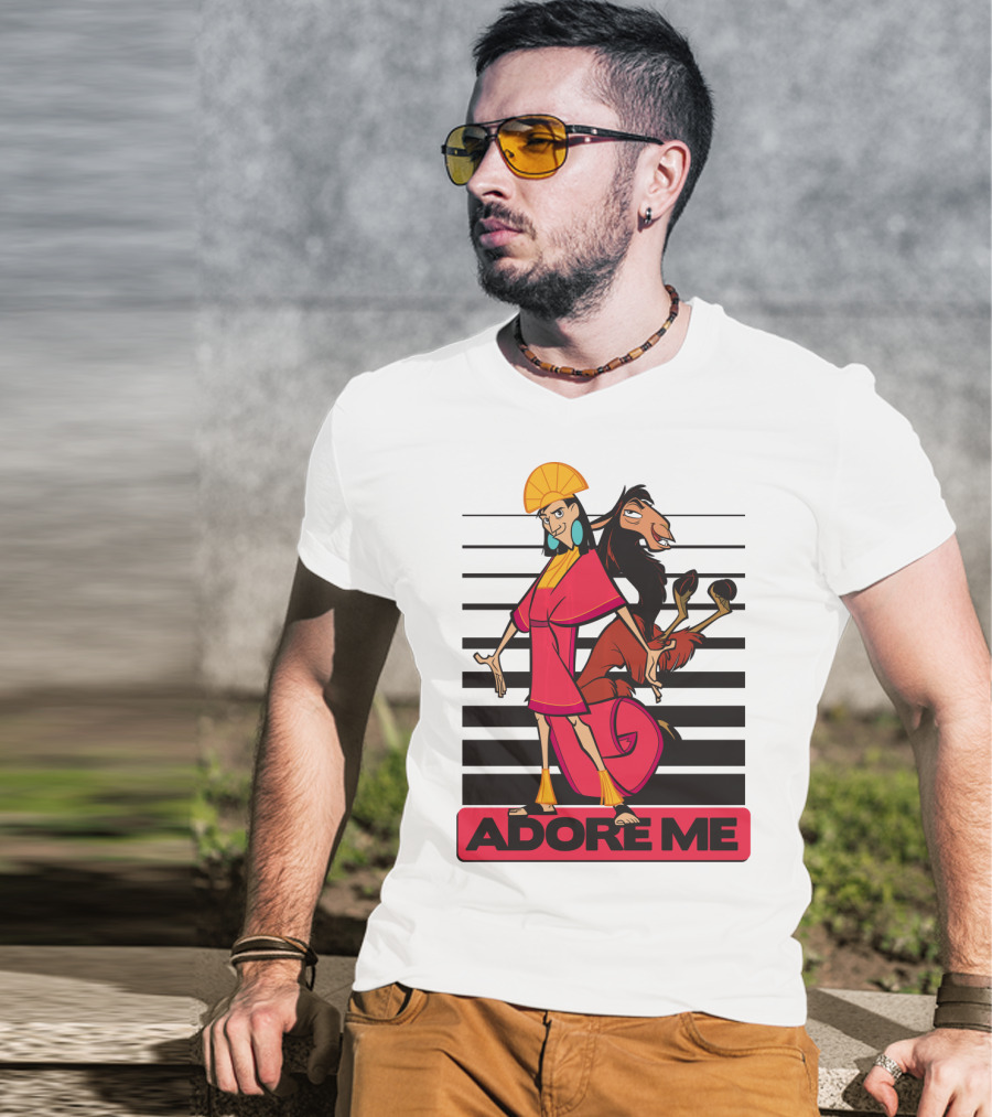 Disney Emperor's New Groove Kuzco Adore Me Stripes T-Shirt