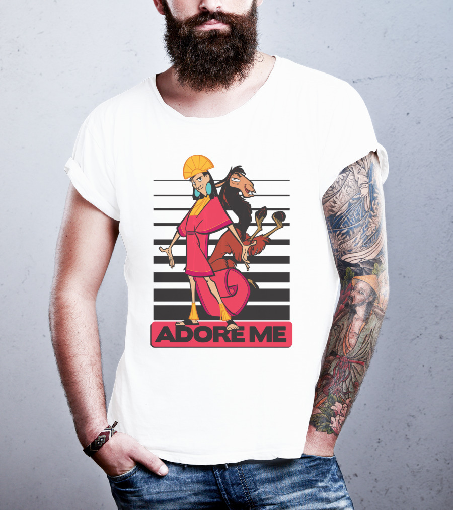 Disney Emperor's New Groove Kuzco Adore Me Stripes T-Shirt