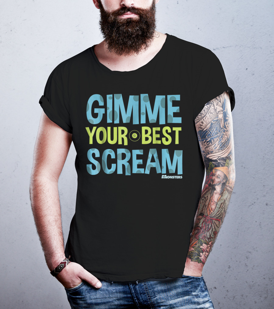 Gimme Your Best Scream Monsters Inc T-Shirt