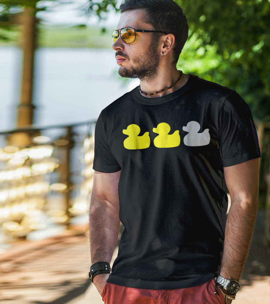 Duck Duck Gray Duck Humor Minnesota Yellow And Gray Ducks T-Shirt