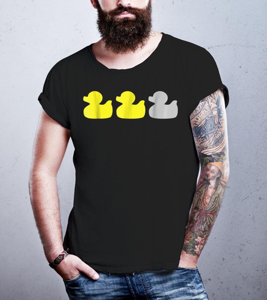 Duck Duck Gray Duck Humor Minnesota Yellow And Gray Ducks T-Shirt