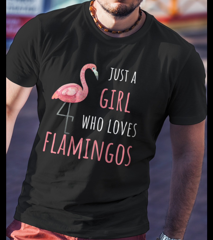 Just A Girl Who Loves Flamingos T-Shirt