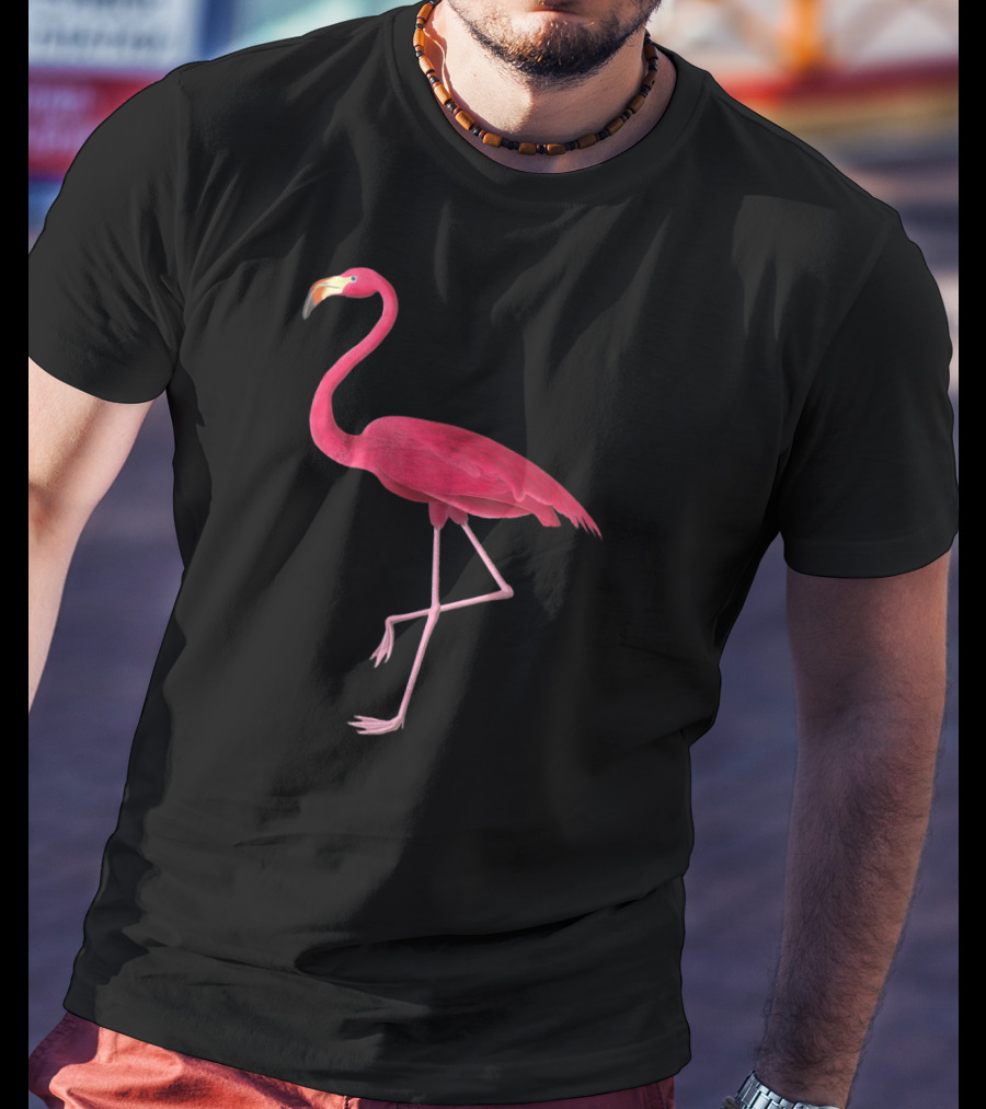Pink Flamingo Retro Vintage Aesthetic T-Shirt