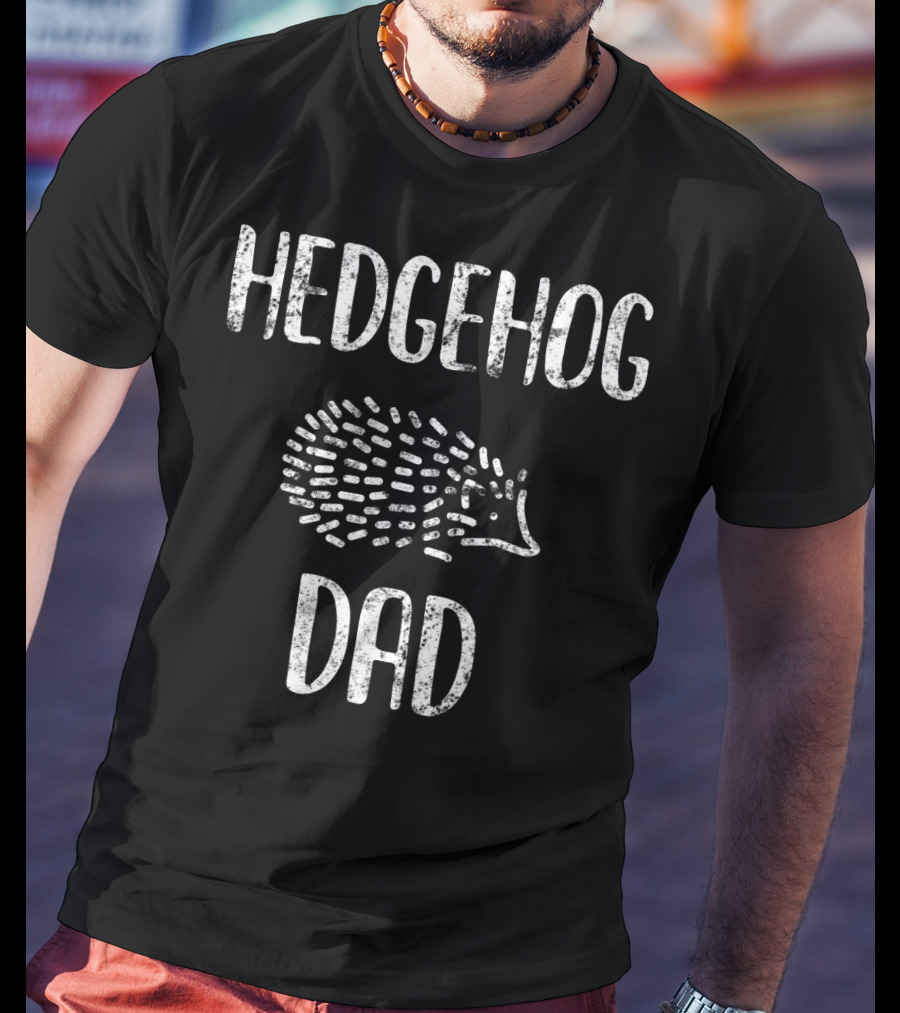 Hedgehog Dad Funny Boys Hedgehog Dad T-Shirt