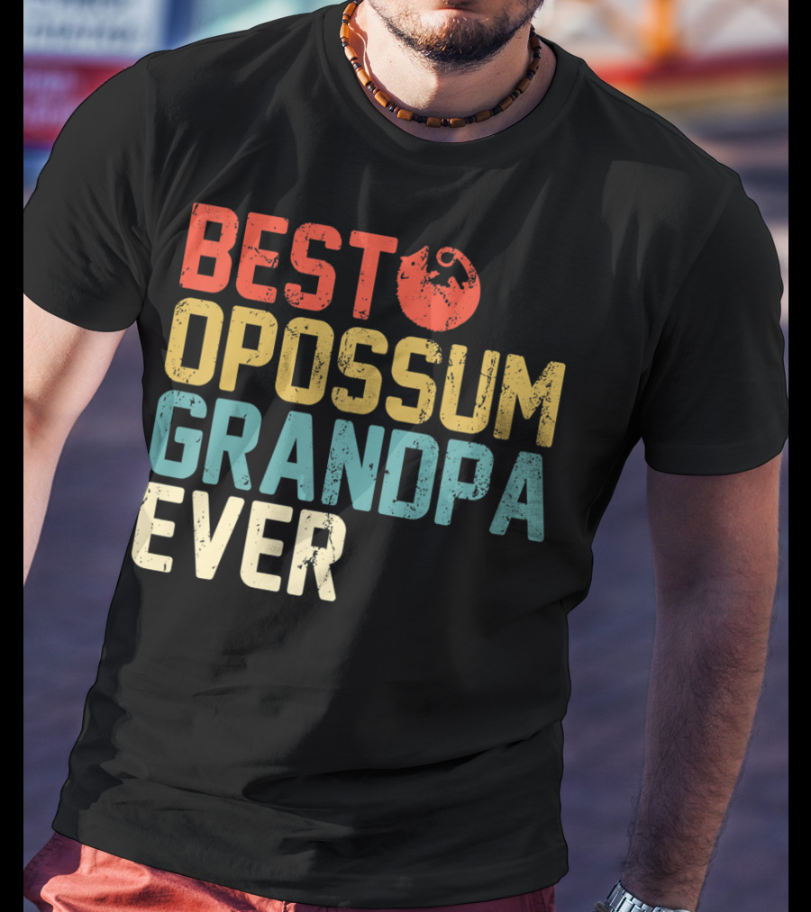 Best Opossum Grandpa Ever T-Shirt