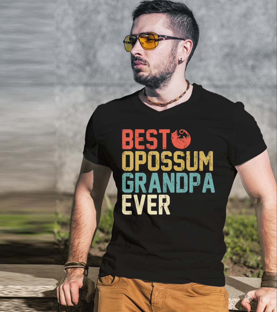 Best Opossum Grandpa Ever T-Shirt