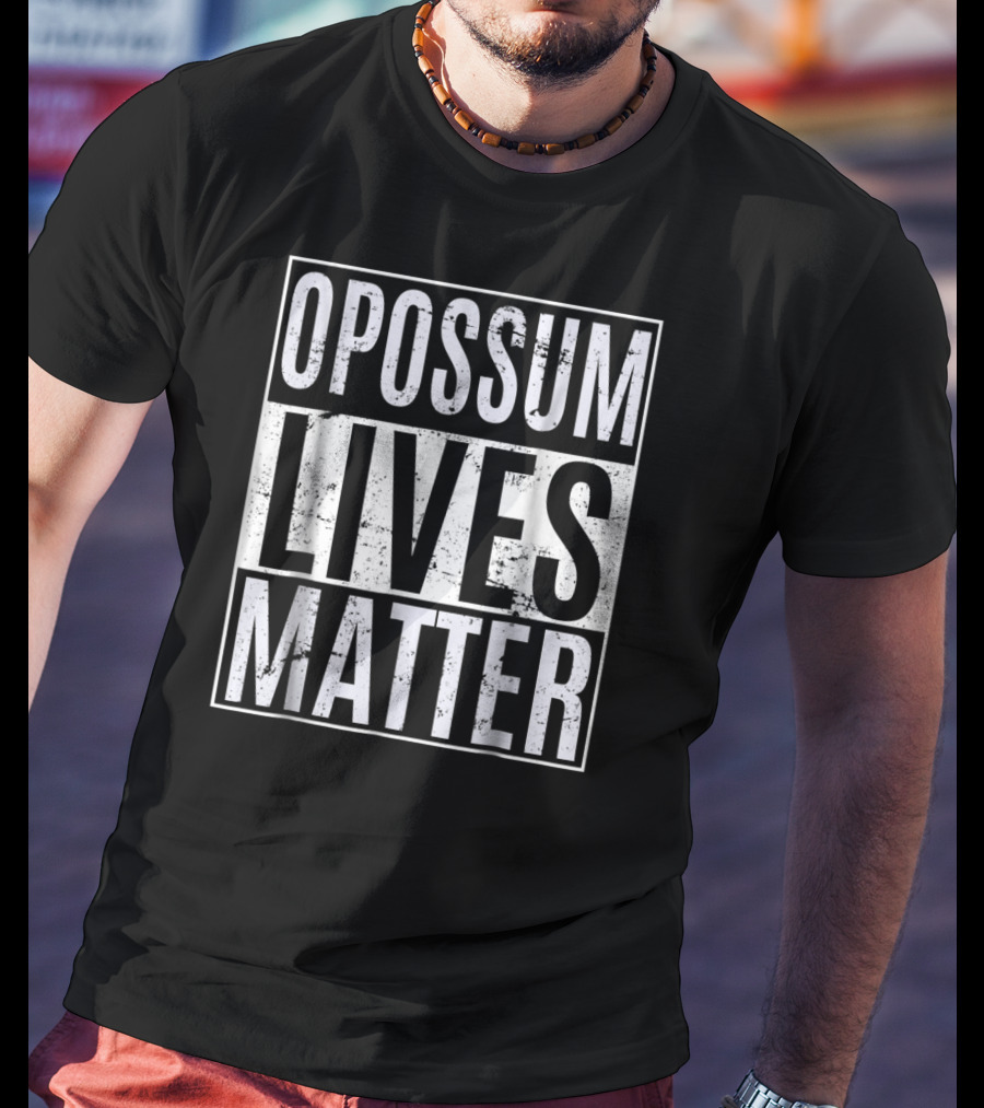 Opossum Lives Matter Vegan Vegetarian Protest T-Shirt