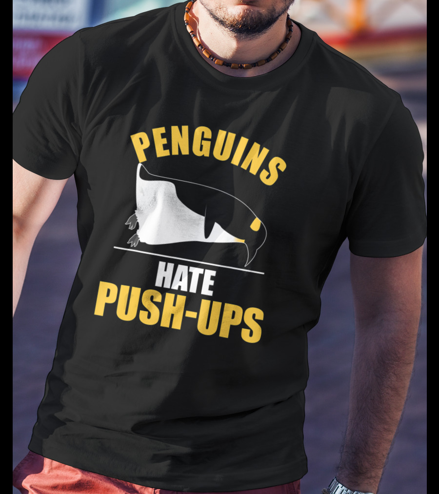 Penguins Hate Push-Ups Workout Sport Penguin T-Shirt