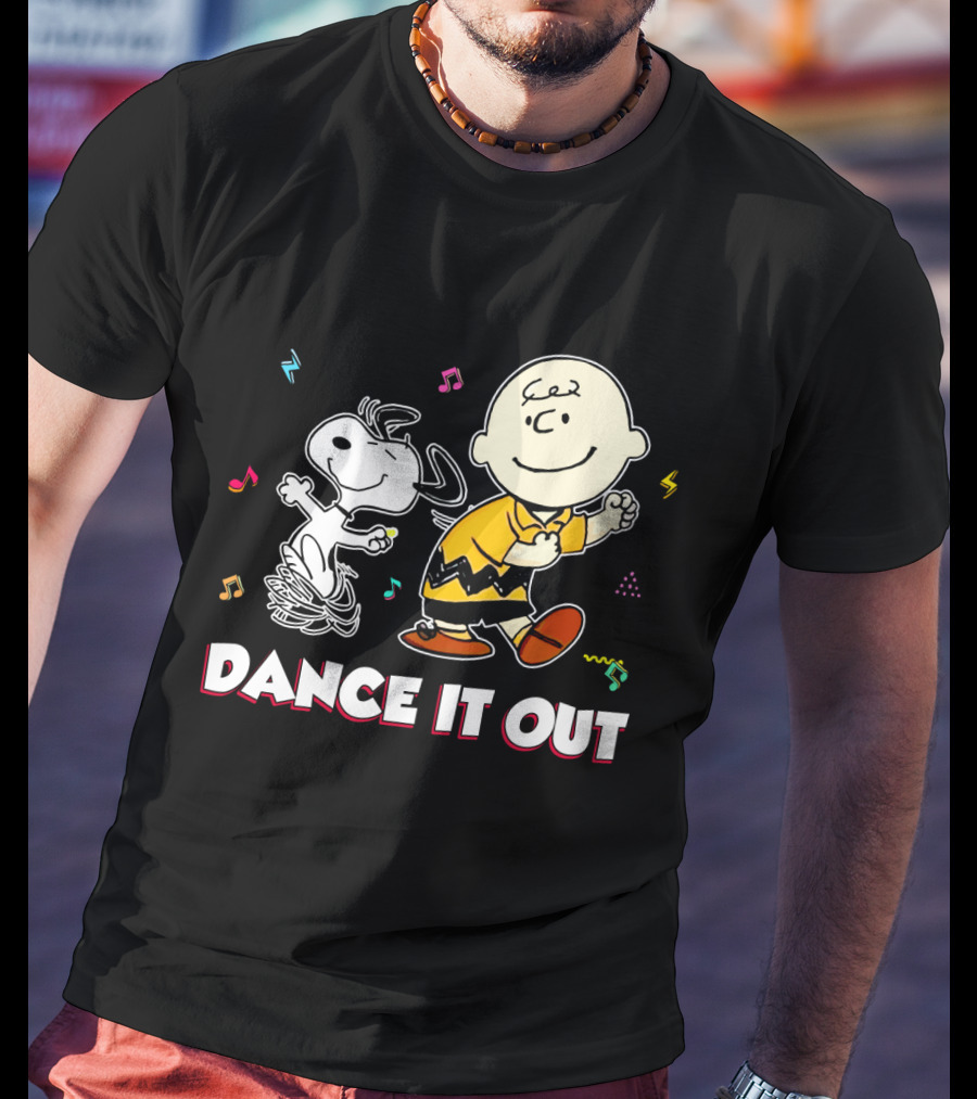 Dance It Out With Snoopy And Charlie Brown From The Peanuts Movie T-Shirt