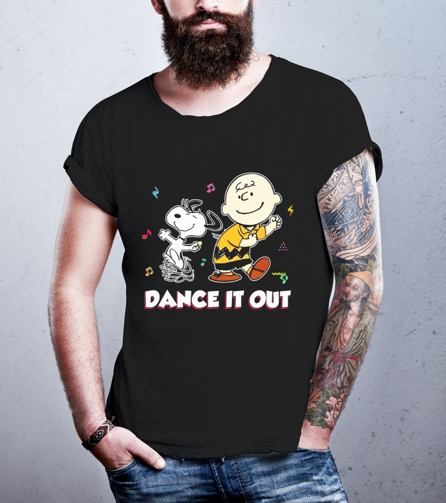 Dance It Out With Snoopy And Charlie Brown From The Peanuts Movie T-Shirt