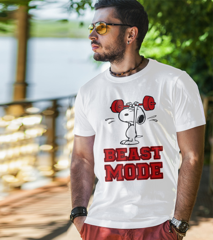 Snoopy Beast Mode The Peanuts Movie T-Shirt