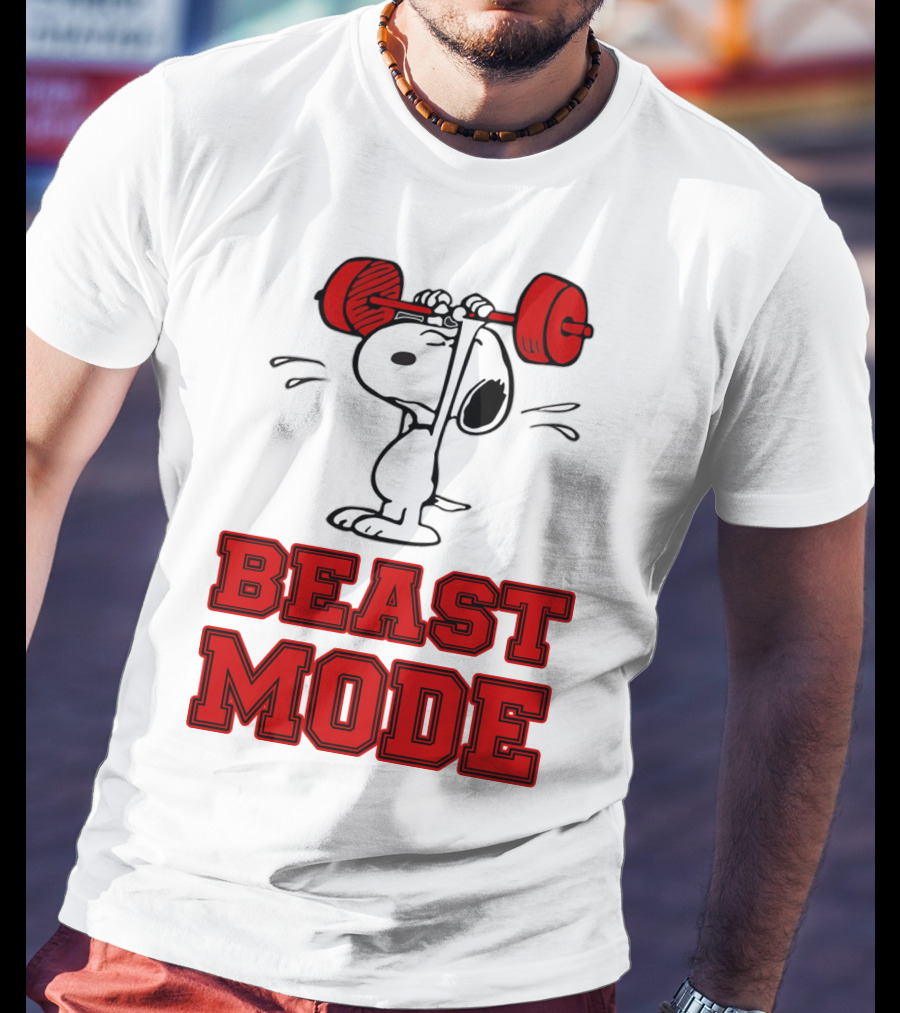 Snoopy Beast Mode The Peanuts Movie T-Shirt