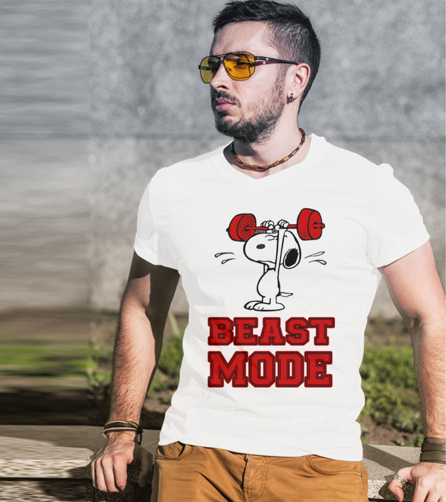 Snoopy Beast Mode The Peanuts Movie T-Shirt