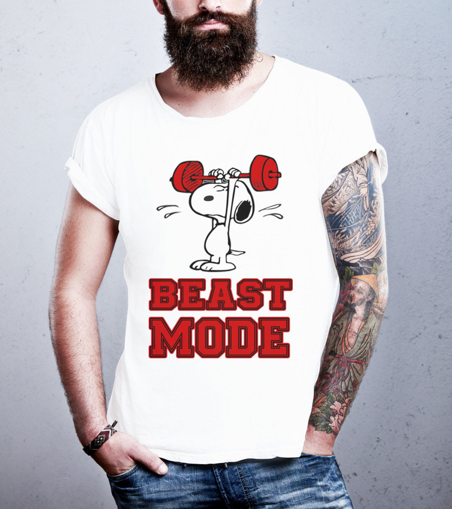 Snoopy Beast Mode The Peanuts Movie T-Shirt