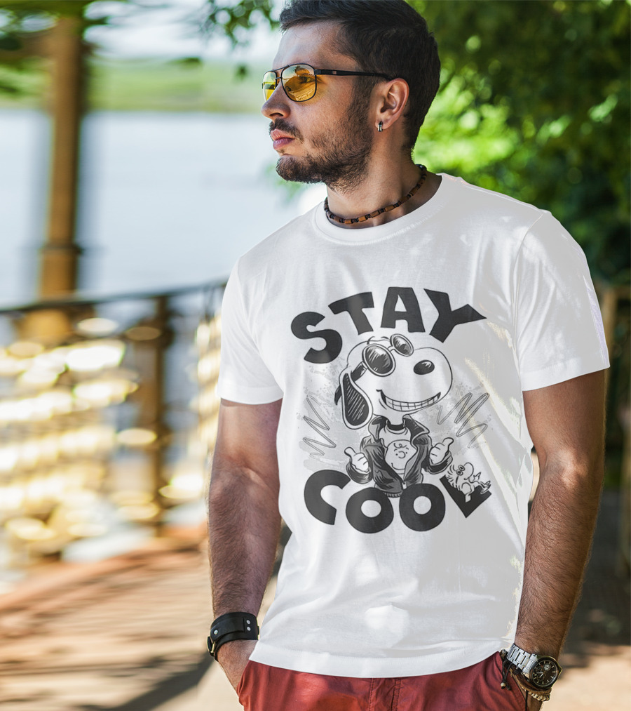 Stay Cool Snoopy The Peanuts Movie Thumbs Up T-Shirt