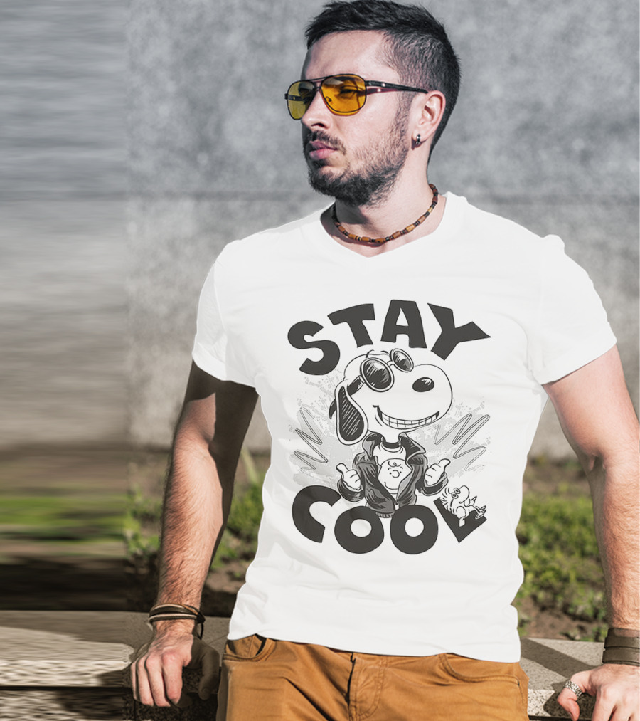Stay Cool Snoopy The Peanuts Movie Thumbs Up T-Shirt