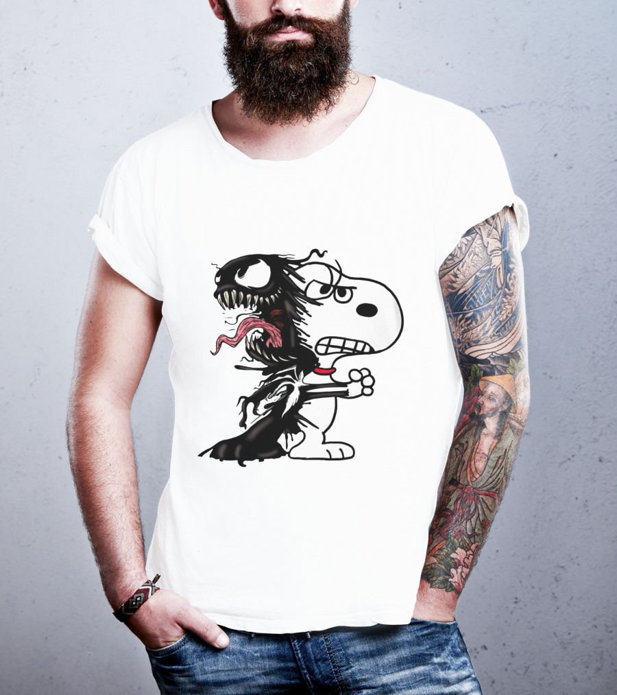 Venom Snoopy Mashup The Peanuts Movie T-Shirt