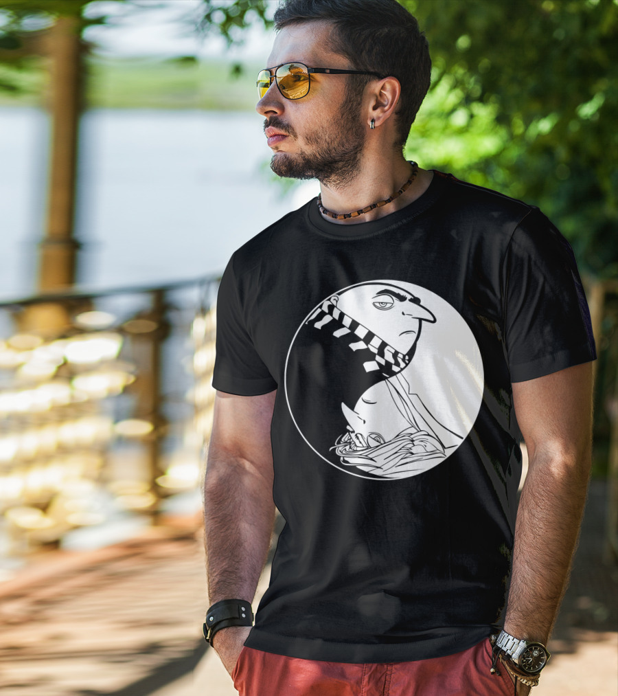 Gru And Dru Yin Yang Minions Despicable Me Sibling Symbol Harmony T-Shirt