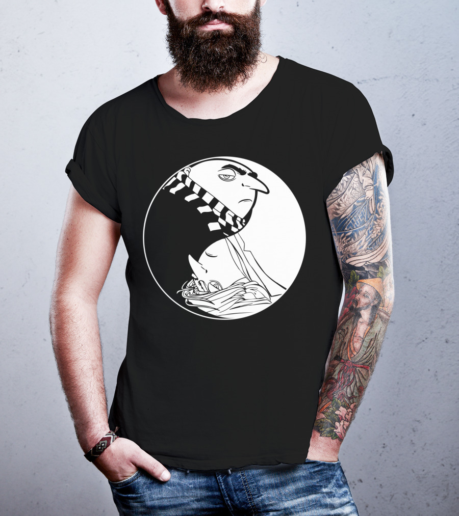 Gru And Dru Yin Yang Minions Despicable Me Sibling Symbol Harmony T-Shirt
