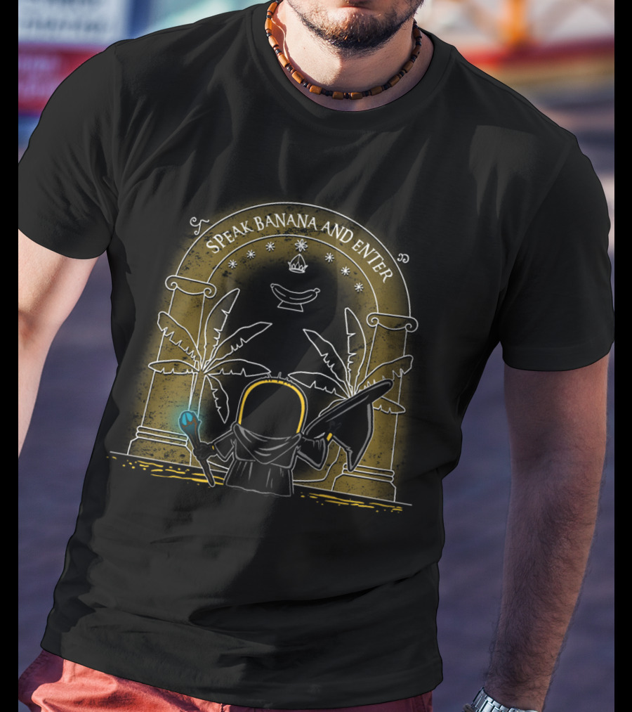 Speak Banana And Enter Despicable Me Minions Portal Scene T-Shirt