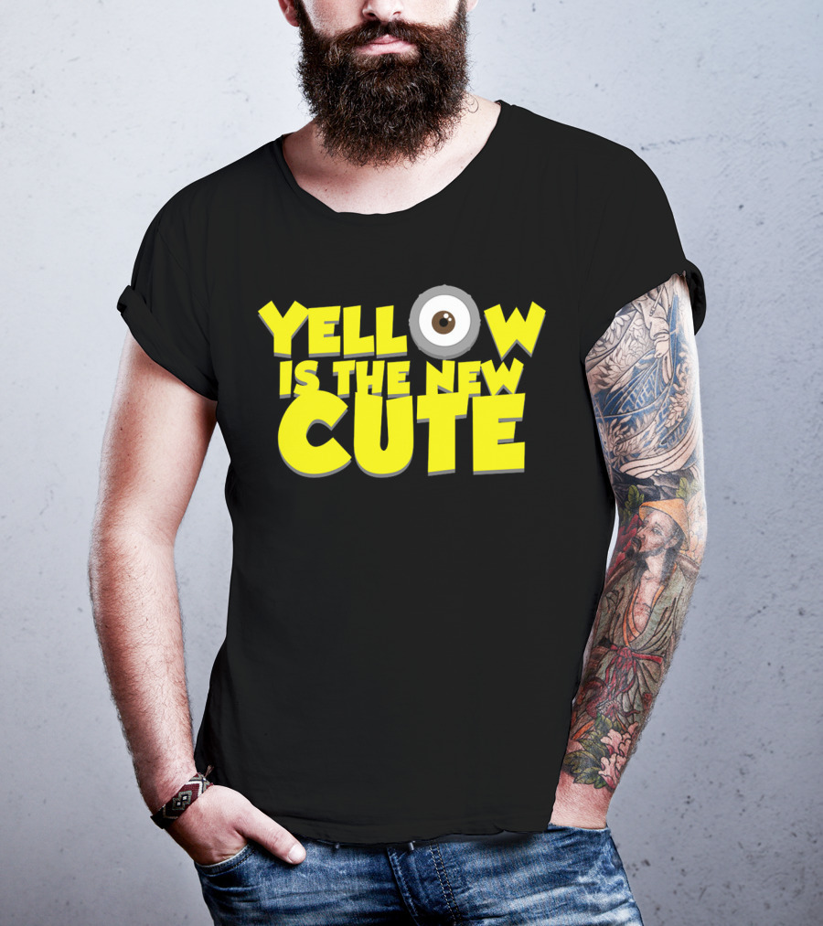 Yellow Is The New Cute Despicable Me Minions Eye T-Shirt