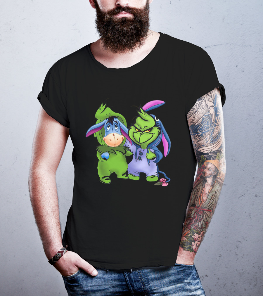 Baby Eeyore And Grinches Pajama Friends T-Shirt