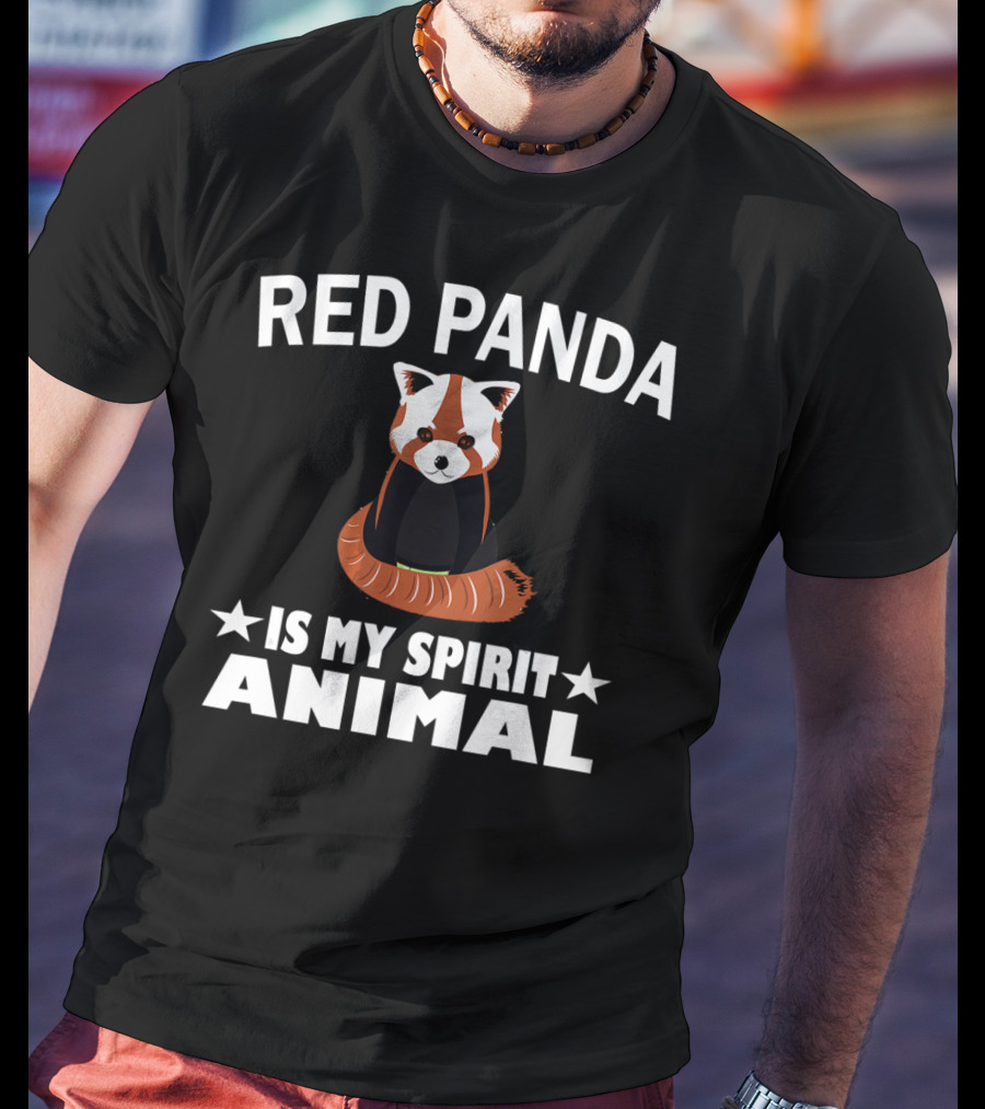 Red Panda Is My Spirit Animal T-Shirt