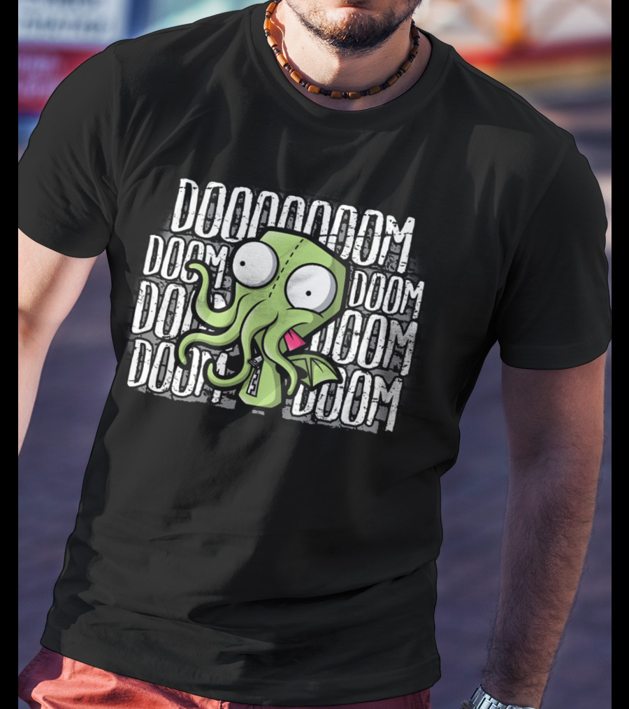 Gircthulhu Doom Doom Doom Gir Invader Zim Monster Tentacles T-Shirt