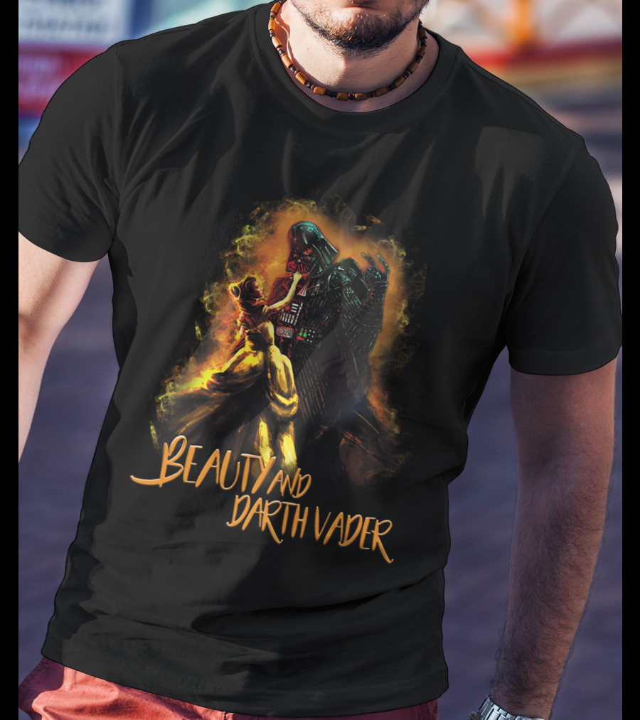 Beauty And The Darth Vader Star Wars Romance Fusion T-Shirt
