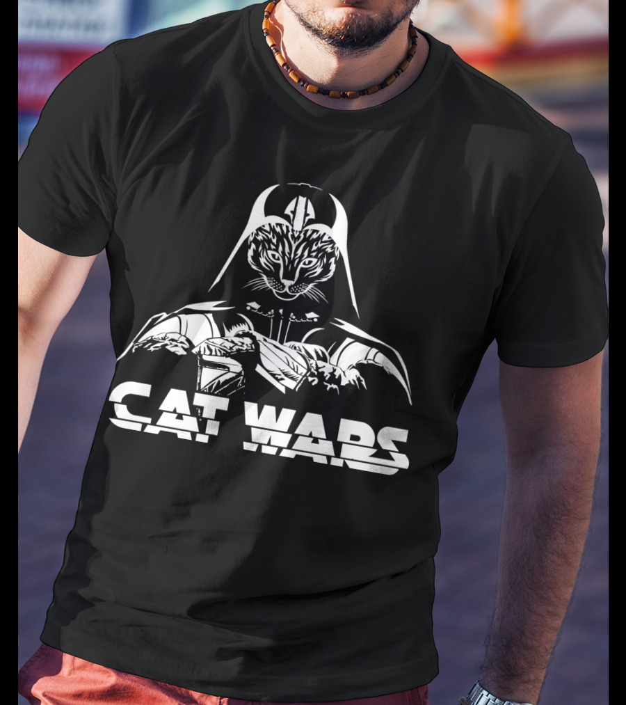 Cat Wars Darth Vader Star Wars T-Shirt