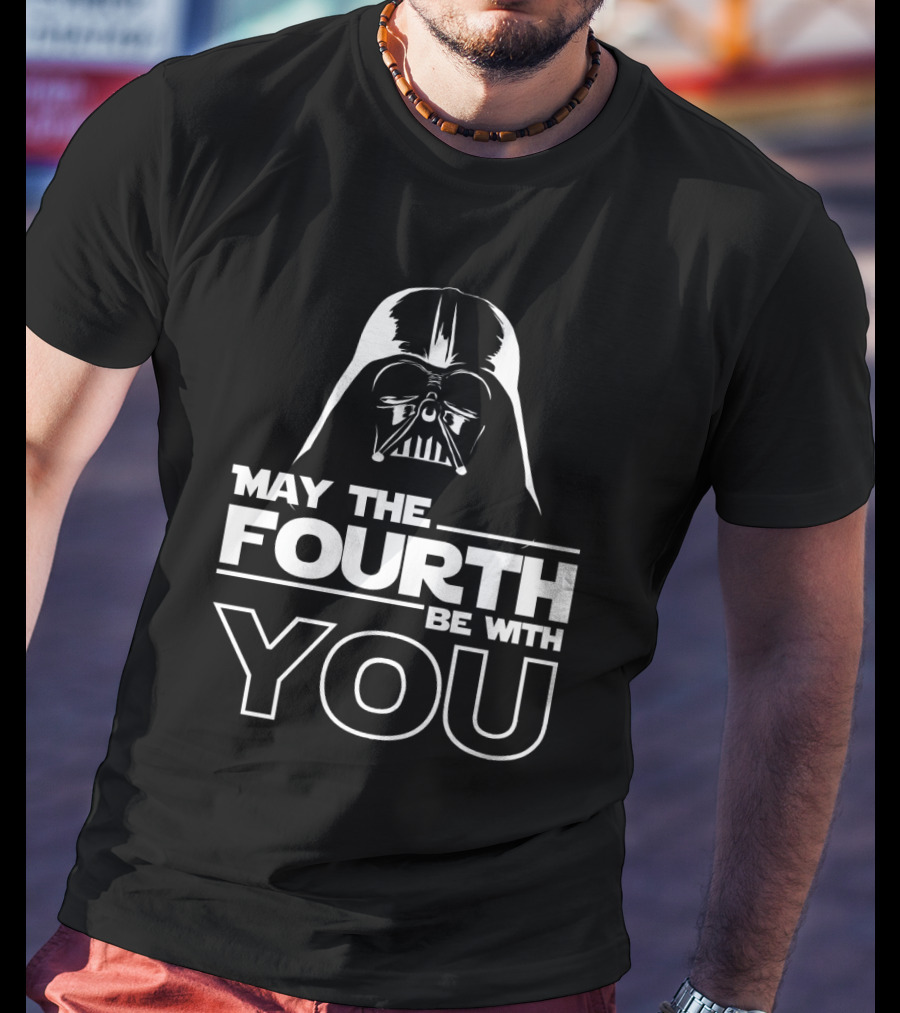 May The Fourth Be With You Darth Vader Star Wars Iconic Jedi Day T-Shirt