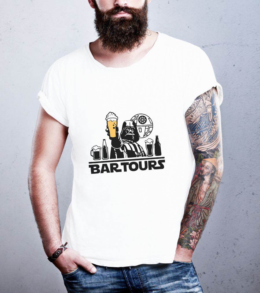 Darth Vader Beer Lovers Bar Tours Star Wars T-Shirt