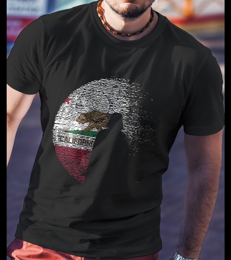 California State Flag Death Star Wars Moon Design Vader T-Shirt