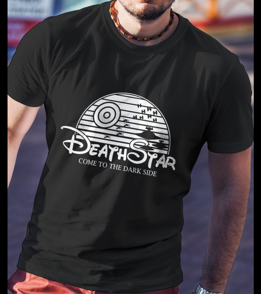 Classic Death Star Come To The Dark Side Disney Moon Star Wars T-Shirt
