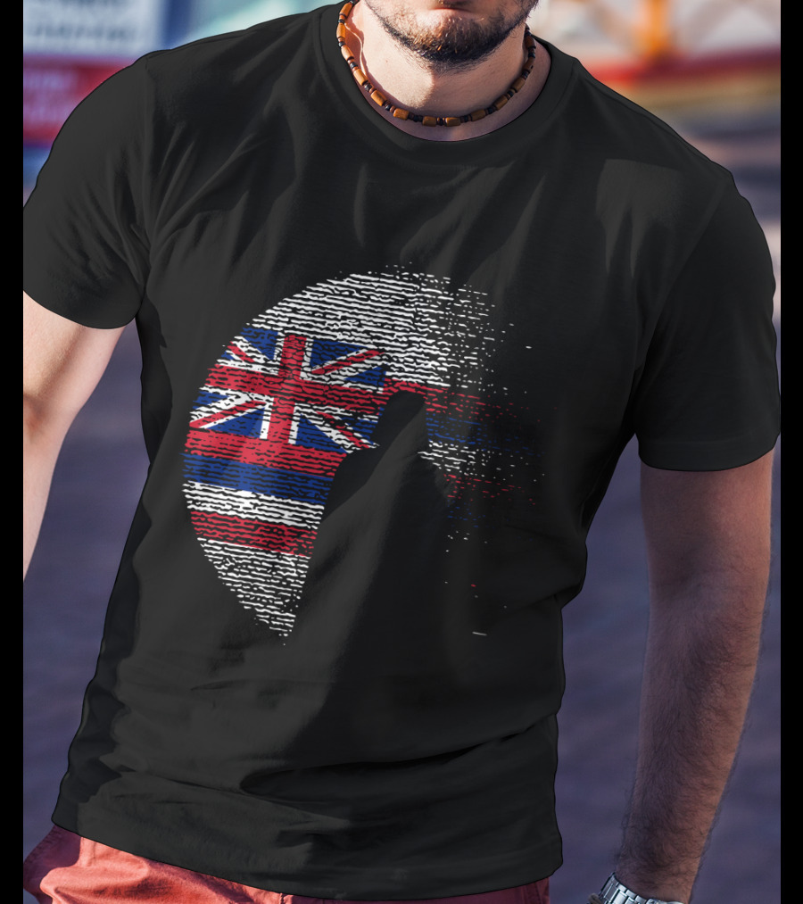 Hawaii State Flag Star Wars Death Star Vader T-Shirt