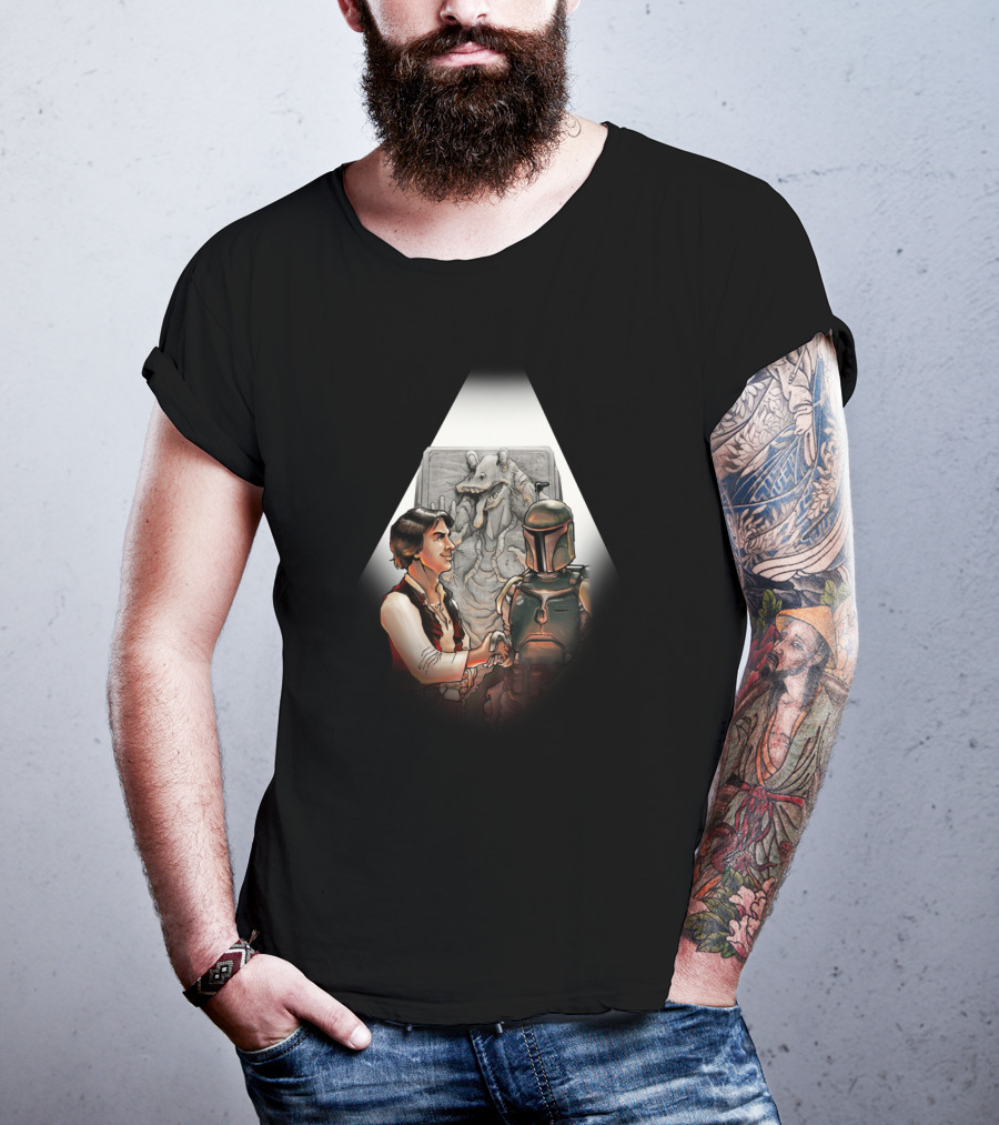 Dark Compromise Boba Fett Han Solo Star Wars Jabba The Hutt Carbonite T-Shirt