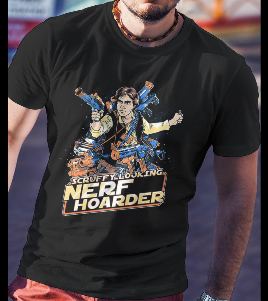 Scruffy Looking Nerf Hoarder Han Solo Star Wars T-Shirt
