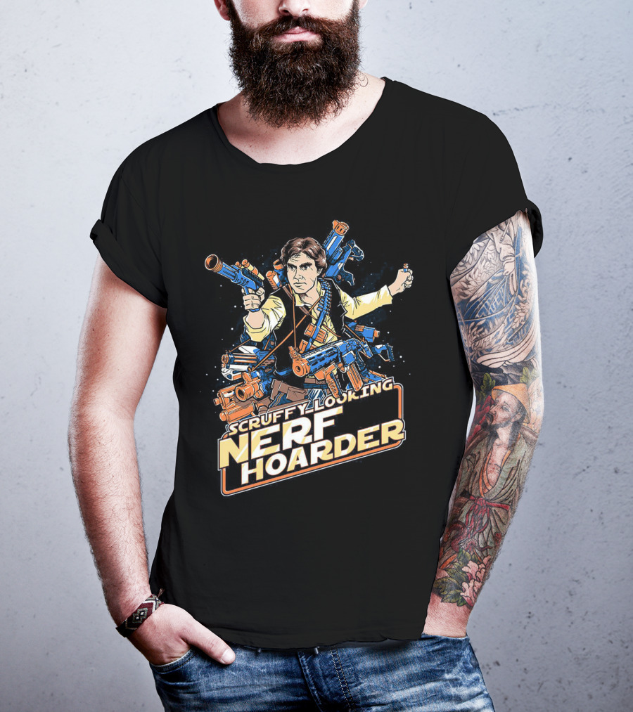 Scruffy Looking Nerf Hoarder Han Solo Star Wars T-Shirt
