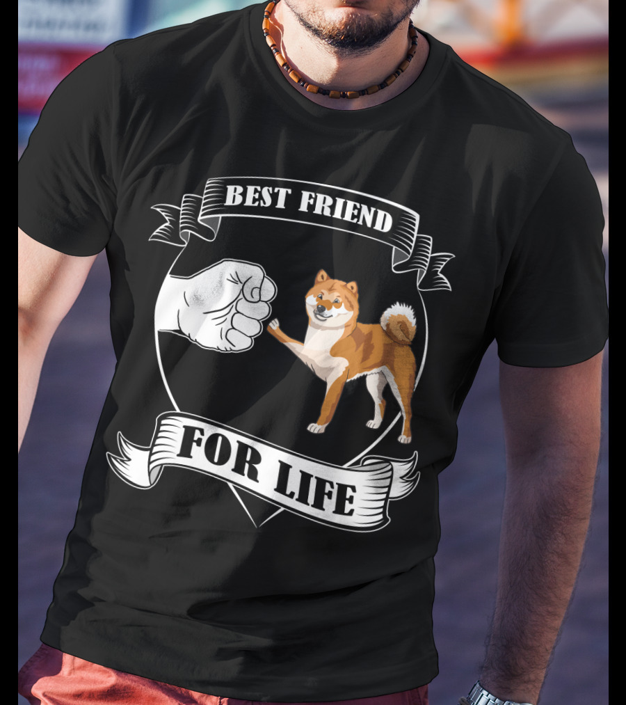 Best Friend For Life Dog Paw Bump T-Shirt