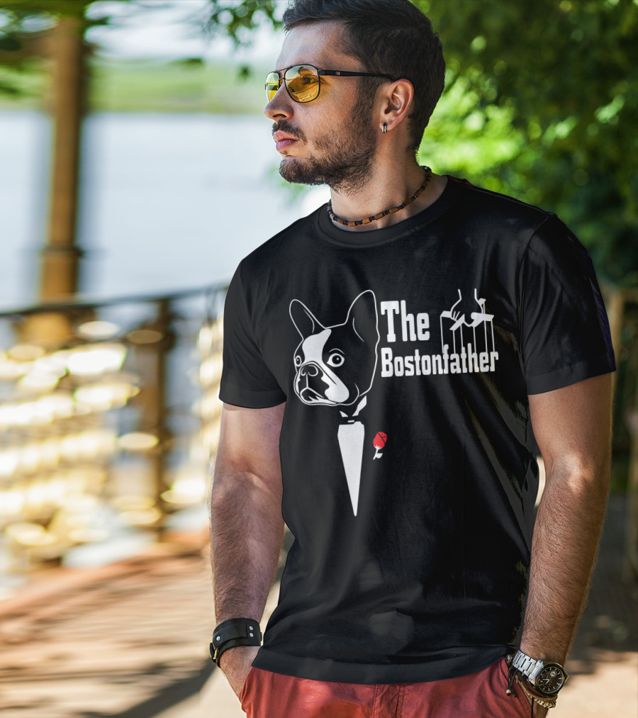 The Bostonfather Boston Terrier Mashup T-Shirt
