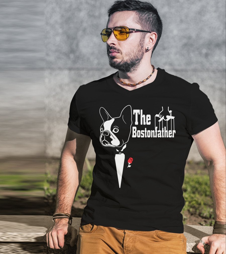 The Bostonfather Boston Terrier Mashup T-Shirt
