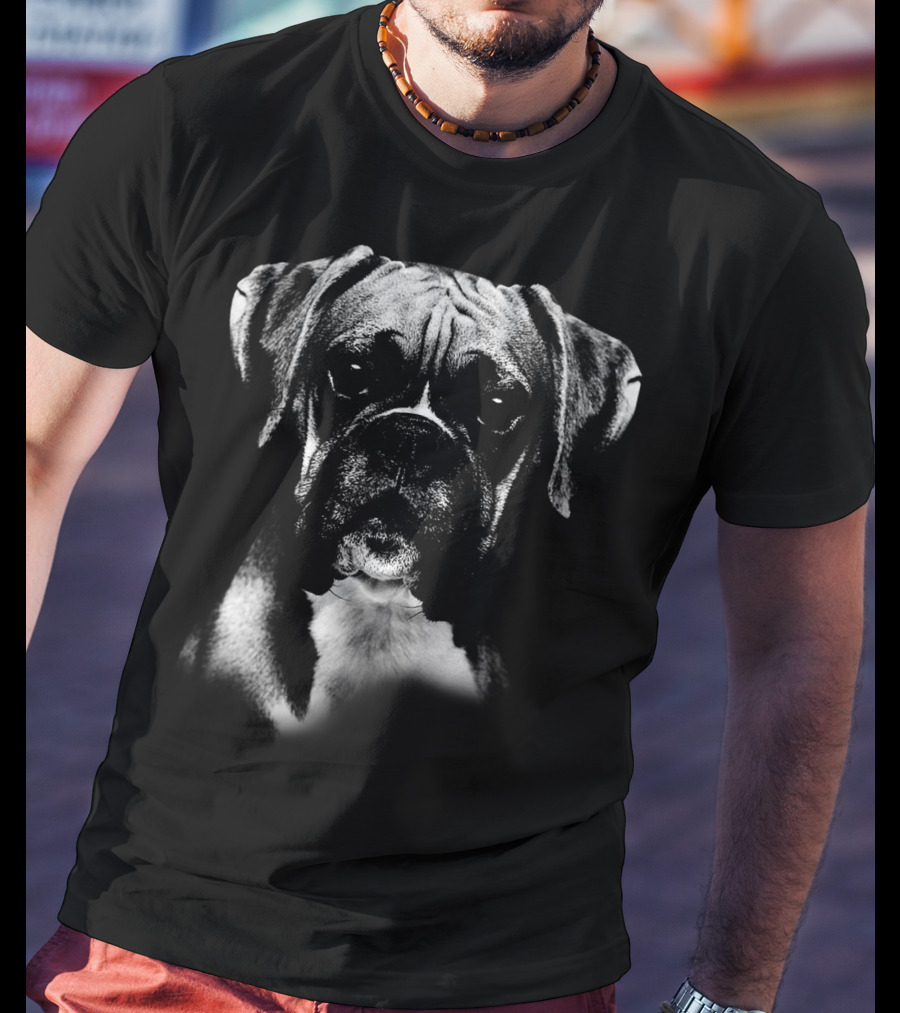 Boxer Dog Portrait Close-Up T-Shirt