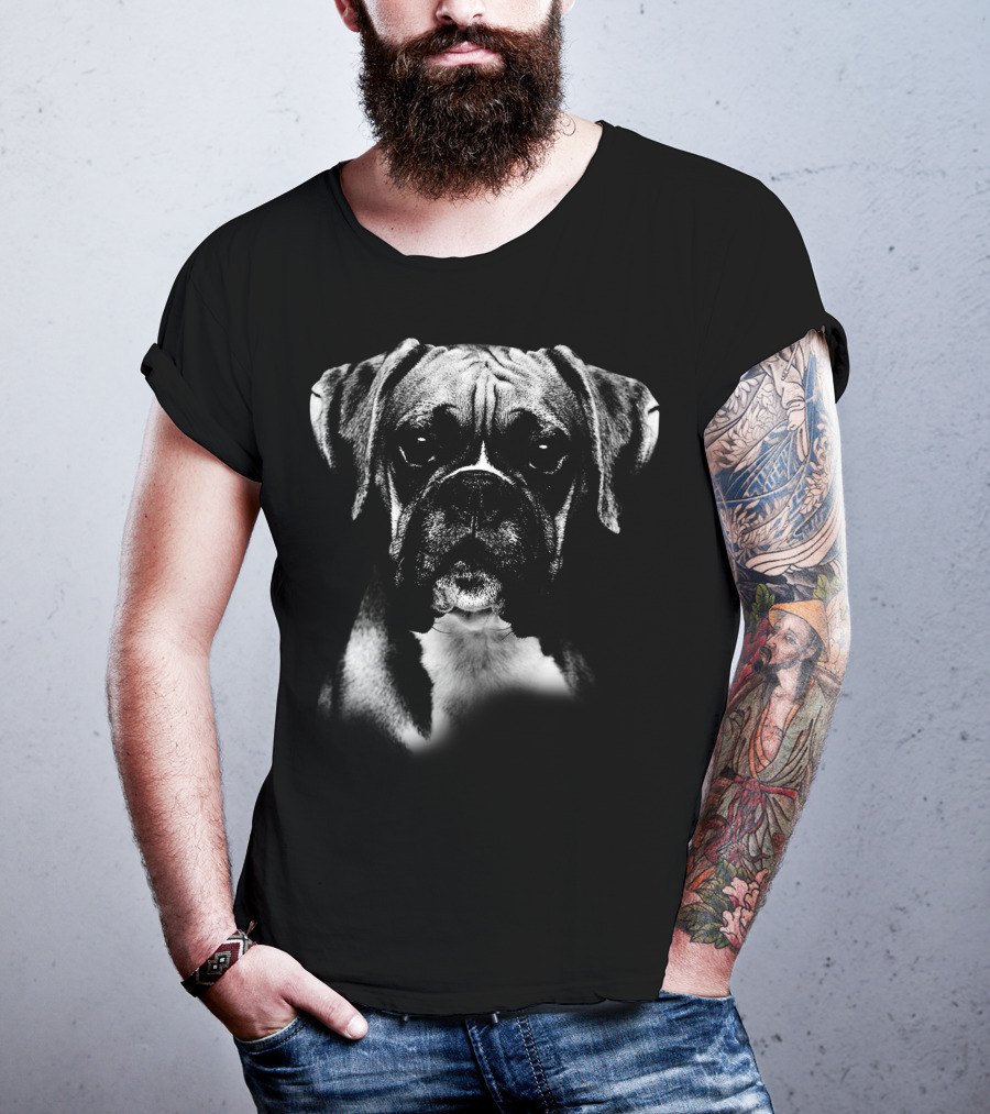 Boxer Dog Portrait Close-Up T-Shirt