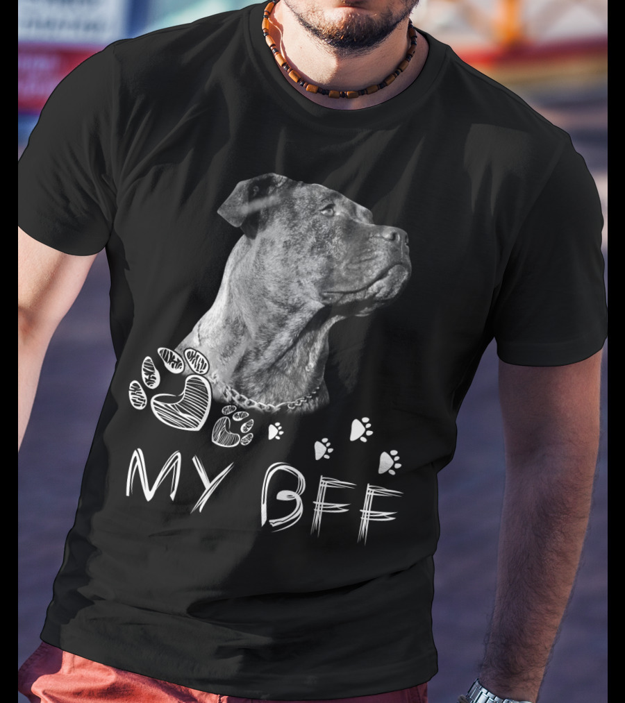 Cane Corso My BFF Paw Prints T-Shirt