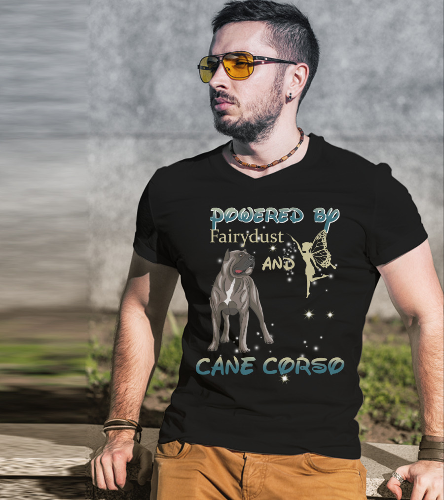 Powered By Fairydust And Cane Corso T-Shirt