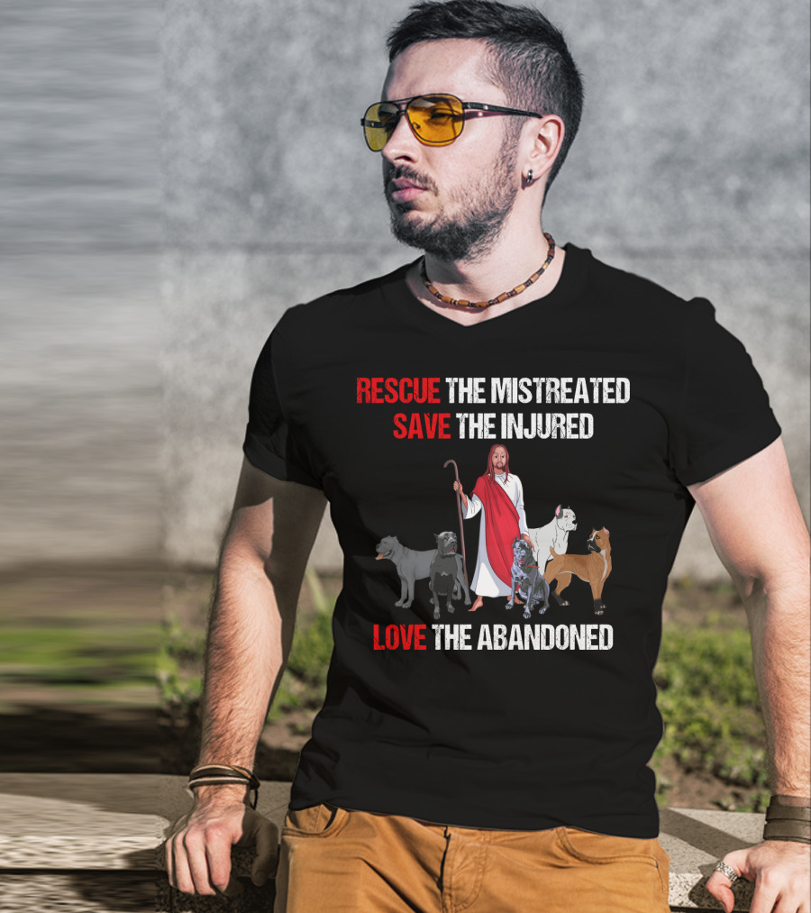 Rescue The Mistreated Save The Injured Love The Abandoned Cane Corso T-Shirt