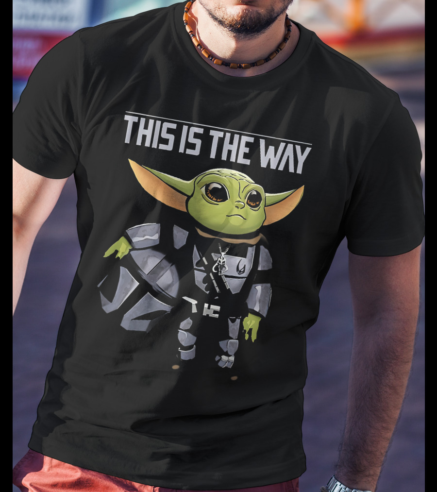 Baby Yoda Mandalorian Armor This Is The Way T-Shirt