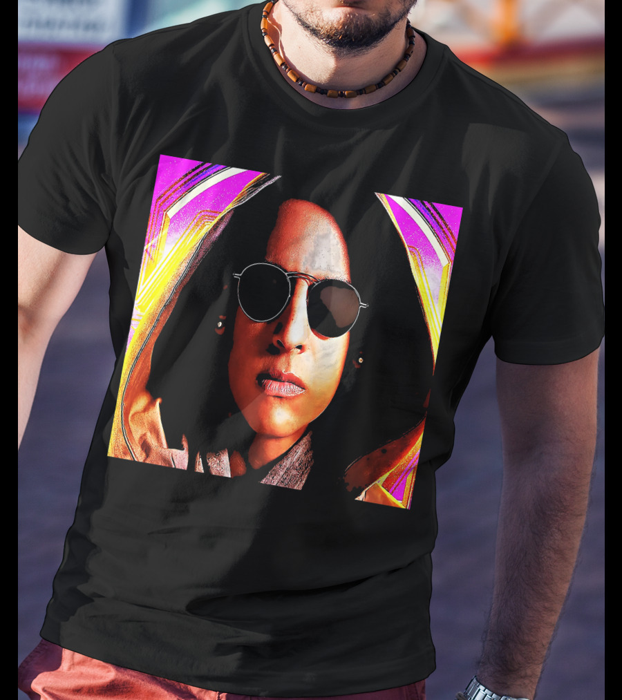 Papa Yankee Retro Neon Sunglasses T-Shirt